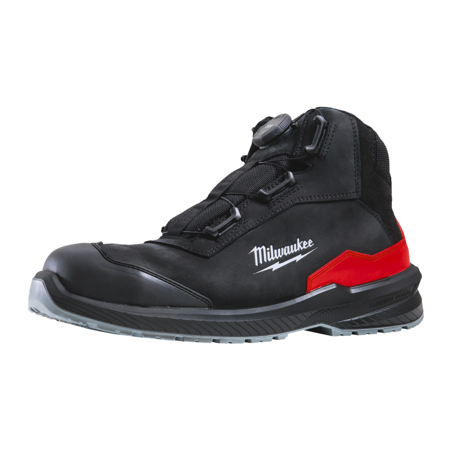 MILWAUKEE FLEXTRED S3S Stiefel BOA Leder schwarz 