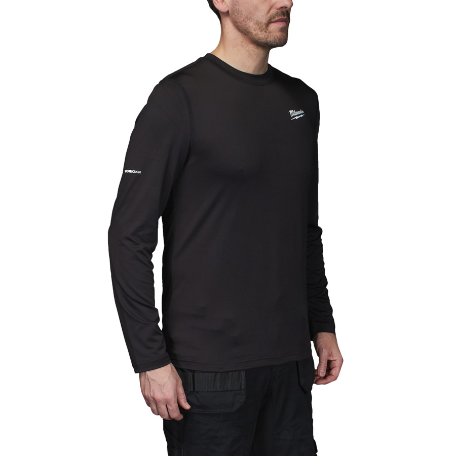 MILWAUKEE WORKSKIN™Unterzieh-Langarm-Shirt Schwarz