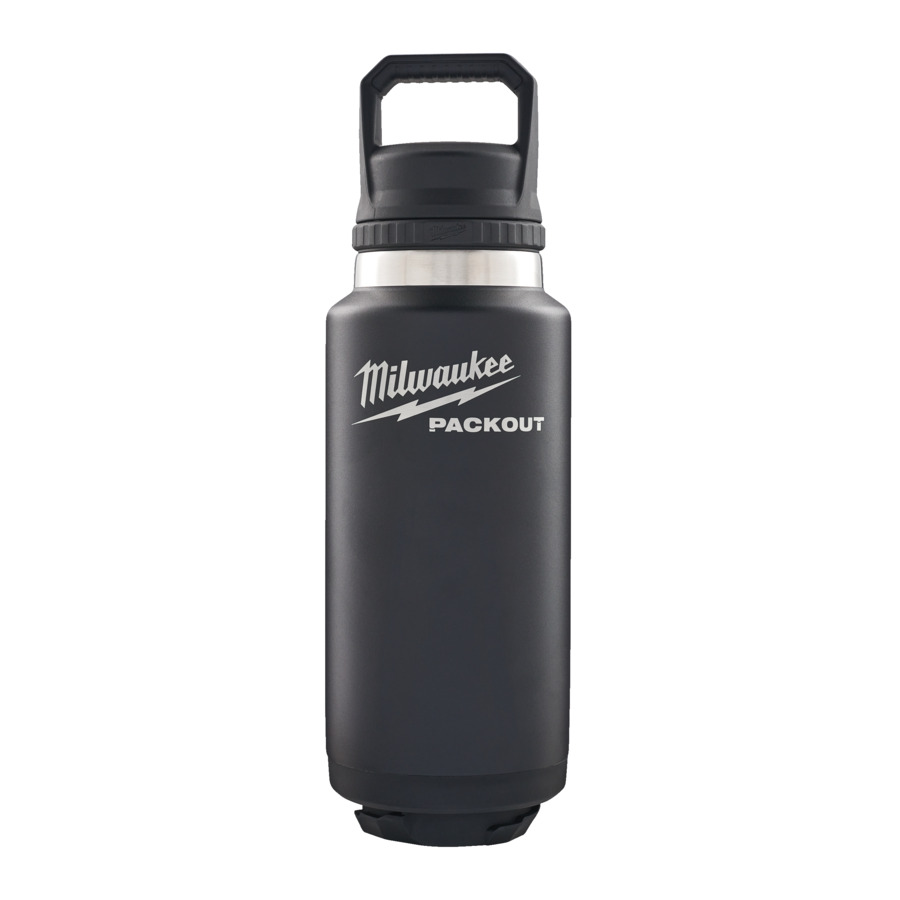 MILWAUKEE Thermosflasche, 1065 ml mit Schraubdeckel, schwarz